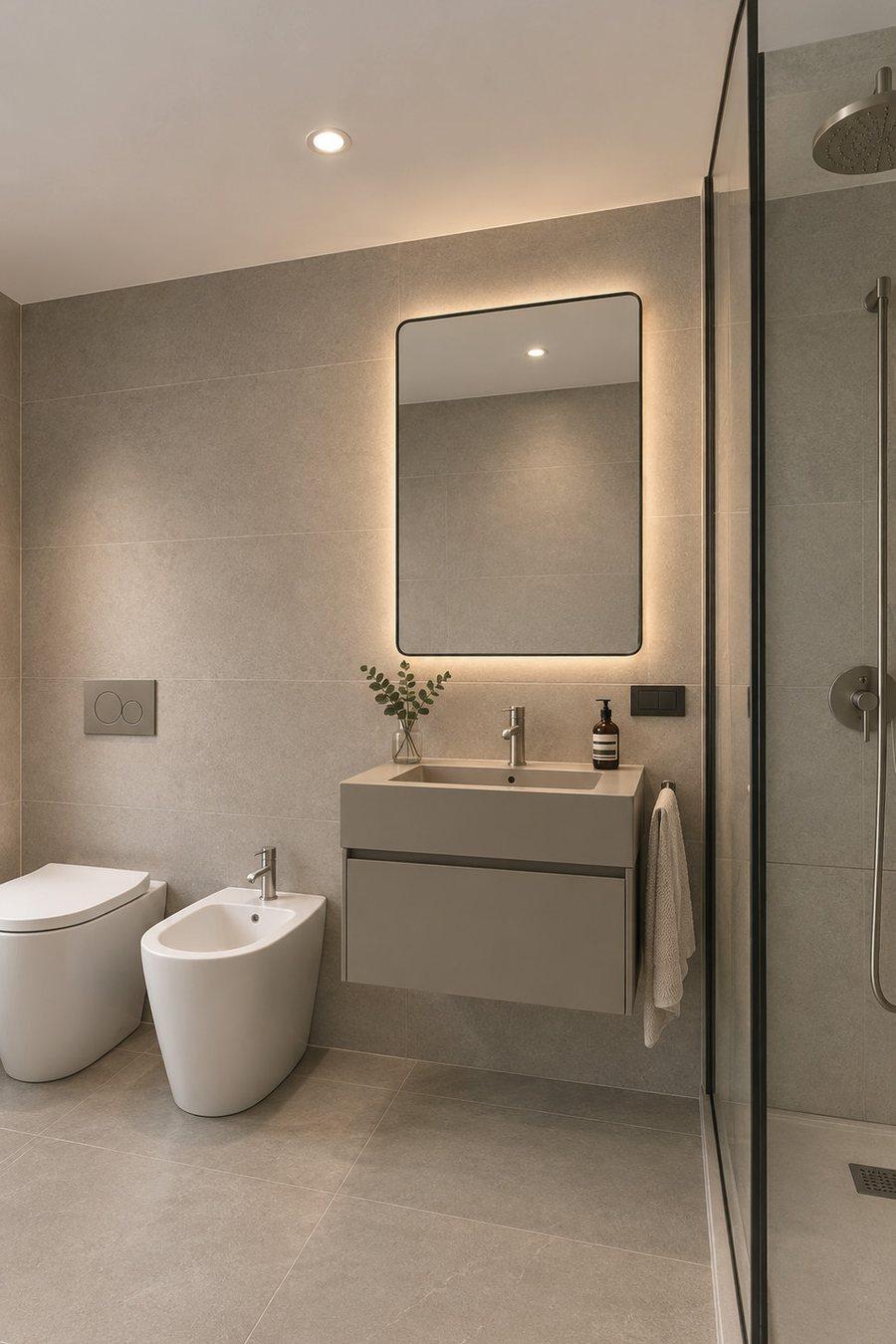 Bathroom after virtual staging